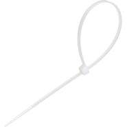 Стяжка (хомут) 200 мм x 3,6 мм,Bigtech BT-CT-200-36-W,нейлон,бел,100 шт/уп