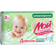 Мыло туалетное детское с экстрактом ромашки гипоаллерген. 100г Мыло туалетное детское с экстрактом ромашки гипоаллерген. 100г