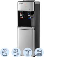 Кулер AEL LD-AEL-40c silver/black для воды,шкафчик нагрев/электр охл Кулер AEL LD-AEL-40c silver/black для воды,шкафчик нагрев/электр охл