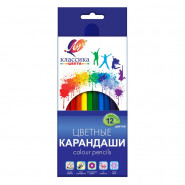 Карандаши цветные 12 цв, 6-гран, ЛУЧ Классика, 29С 1710-08