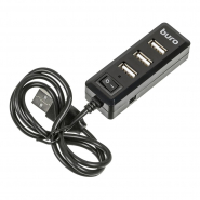 Разветвитель USB 2.0 Buro BU-HUB4-0.5L-U2.0 4порт. черный Разветвитель USB 2.0 Buro BU-HUB4-0.5L-U2.0 4порт. черный
