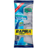 Бритва одноразовая Rapira SPRINT PLUS 2-л,фик.гол,увл.пол.5шт/уп РК-52СП03 Бритва одноразовая Rapira SPRINT PLUS 2-л,фик.гол,увл.пол.5шт/уп РК-52СП03
