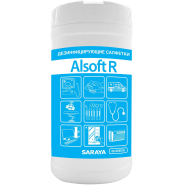 Салфетки дезинфицирующие Alsoft R, 80 шт/уп, туба (содержание спирта 70%)